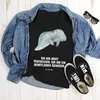 Mr. & Mrs. Panda Größe L T-Shirt Seekuh Chillen - Schwarz - Produktbild-Vorschau 2