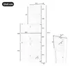 Flieks Dreieckiger Badezimmerschrank 51.7x32x155.4 cm, Produktbild-Vorschau 7