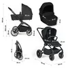 BabyGo 3in1 Kombikinderwagen Harmony, black Produktbild-Vorschau 7