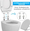 WC-Sitz mit Absenkautomatik O Form Toilettendeckel Produktbild-Vorschau 4