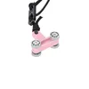 A close-up shot of a pink hula hoop accessory with silver wheels and a black cord. Podgląd zdjęcia produktu