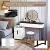 WOLTU Schminktisch mit LED, Glasplatte,  Seitenschrank, Produktbild-Vorschau 7