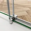 AICA Schiebetür 120x195cm，6mm ESG-Glas，Komplett Produktbild-Vorschau 7