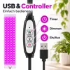 Plantlamp met 192 LED's, volledig spectrum, 5V USB, 2 Productafbeelding-voorbeeld 6