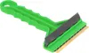 A green ice scraper with a brass blade is shown against a white background. Náhled obrázku produktu