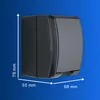 REV RITTER stopcontact, type AquaForm FR, antracietkleur Productafbeelding-voorbeeld 7