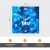 Tulup Glasuhr Wanduhr Küchenuhr Echt-Glas 30x30 cm Modern Produktbild-Vorschau 5