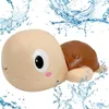 Woopie Tartaruga Nuoto Giocattolo da Bagno a Carica Rosa Anteprima dell’immagine prodotto 1