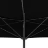 vidaXL Ombrellone da balcone in alluminio nero Anteprima dell’immagine prodotto 13