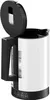 A close-up, angled view of a white and black electric kettle with its lid open. Anteprima dell’immagine prodotto