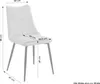 byLIVING Esszimmerstuhl 2er Set CARLO / Webstoff taupe / Produktbild-Vorschau 3