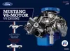 A detailed model kit of a Ford Mustang V8 engine. Produktbild-Vorschau
