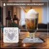Funke & Brand Untersetzer Muster Herz/Spruch "Schön, dass Produktbild-Vorschau 2