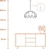 Decor Rattan Lotus Lampa wisząca 670 E27 brązowy Podgląd zdjęcia produktu 8