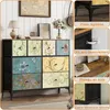 Kommode mit 8 Stoffschubladen, Stahlrahmen, Sideboard für Produktbild-Vorschau 4