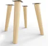 4x sossai Holzfüße rund - schräge Ausführung 25cm Buche Produktbild-Vorschau 3