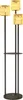 Outsunny Solar Stehlampe Rattan Solarlampen mit Lichtsensor Produktbild-Vorschau 1