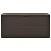 vidaXL Gartentruhe Braun 116x44x55 cm Produktbild-Vorschau 2