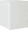 vidaXL Nachttische 2 Stk. Weiß 34,5x39x44 cm Stahl Produktbild-Vorschau 9