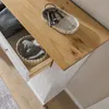 home24 Massive Garderobenbank - Kiefer Weiß / Kiefer Produktbild-Vorschau 8