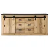 Sideboard SHELTON-61 in Old Style hell Nb. mit anthrazit, Produktbild-Vorschau 4
