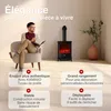 Cheminée électrique KAMINIO LENI avec tuyau de poêle - Voir les images du produit 2