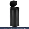 DELUKE® Sensor Mülleimer Küche 60L Schwarz - Automatik Produktbild-Vorschau 6