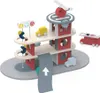 Janod Bolid - Feuerwehrstation Holzspielzeug mit Fahrzeugen Produktbild-Vorschau 6