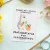 Mr. & Mrs. Panda Postkarte Obsthändlerin Leidenschaft - Produktbild-Vorschau 2