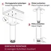 HOOZ® Möbelfüße Edelstahl Schwarz Matt 200 mm 4er Set Produktbild-Vorschau 8