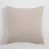 Dunkelbeige Baumwoll-Musselin Kissenbezug 40x40 für Produktbild-Vorschau 2