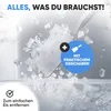 Crushed ice being scooped, with marketing text and icons. Produktbild-Vorschau