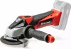 A cordless angle grinder is shown against a white background. Podgląd zdjęcia produktu