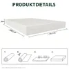 Metallbett 140x200 mit Matratze, 20cm Kaltschaummatratze H3 Produktbild-Vorschau 10