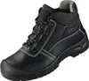 A black work boot is shown against a white background. Produktbild-Vorschau