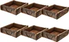 Novaliv 6x Holzkiste Vintage 30 x 25 x 8 cm Alte Ziegelform Produktbild-Vorschau 1