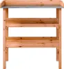 vidaXL Stôl na sadenie s policami hnedý 78x38x82,5 cm z Náhľad obrázku produktu 4