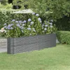 vidaXL Zvýšená posteľ Pozinkovaná oceľ 260x40x68 cm Náhľad obrázku produktu 2