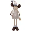 Elch 40-66cm (52-78cm), 2er Set Dekofigur Weihnachten Produktbild-Vorschau 3