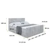 ALTDECOR Boxspringbett mit Fußteil, H3 Matratze und Topper Produktbild-Vorschau 6