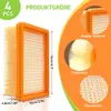 4 Stück Staubsauger Filter Kompatibel mit Kärcher Produktbild-Vorschau 2