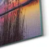 DEQORI Hybrid Leinwand Bild 60x30 cm 'Abendstille am See' Produktbild-Vorschau 5