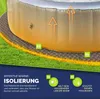 tillvex® podložka pod vířivé bazény kulatá šedá 196 cm | Náhled obrázku produktu 4