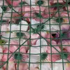 6 ks umělé růže stěna 40 * 60 cm hedvábné květiny sloup Náhled obrázku produktu 9