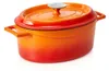 LAVA Bräter orange  28 x 21 x 11 cm, Serie Casseroles oval Produktbild-Vorschau 2