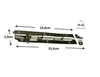 2er Set Schubriegel 153mm aus Edelstahl - 2 Stück Türriegel Produktbild-Vorschau 2
