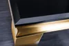 Eleganter Couchtisch MODERN BAROCK 100cm schwarz Opalglas Produktbild-Vorschau 5