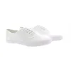 Dek Uni Leinen Turnschuhe zum Schnüren, Weiß DF884 (43 EU) Produktbild-Vorschau 4