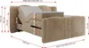 MKS MEBLE Boxspringbett mit motor FORTINA 140x200 cm Produktbild-Vorschau 7