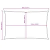 Voile de parasol tissu oxford rectangulaire 5x8 m bleu Voir les images du produit 10